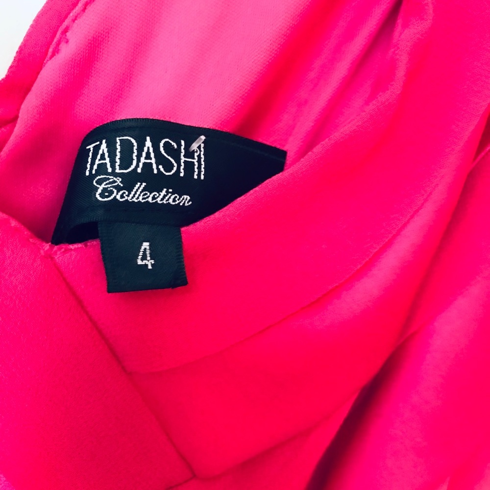 Tadashi Hot Pink formal worn once fit at waist